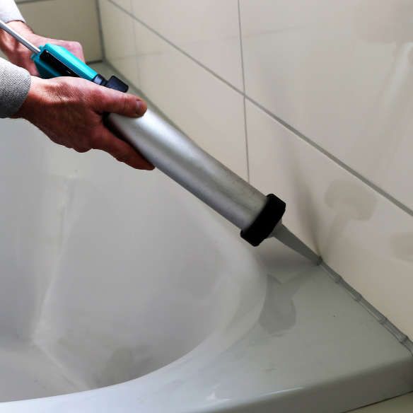 Silikonverfugung